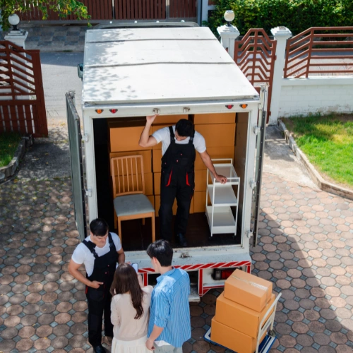 Secure transportation of villa furniture and fragile household items during relocation