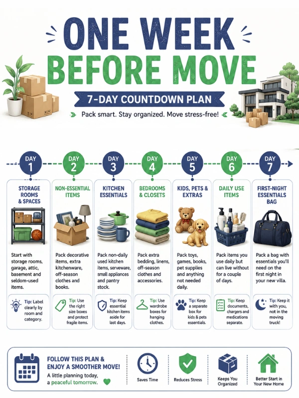 One Week Before Move