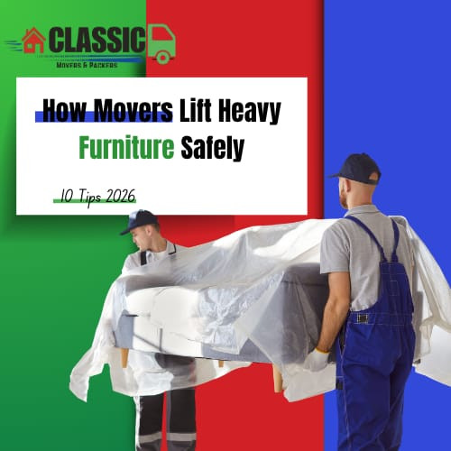How Movers Lift Heavy Furniture Without Damage?